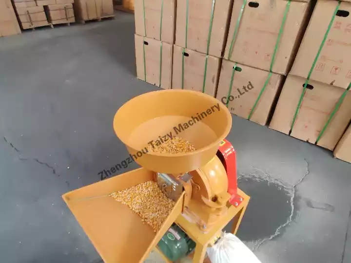 Máquina de molino de grano de maíz