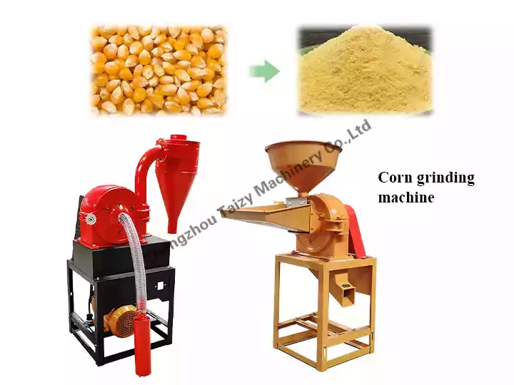 Corn grain mill machine