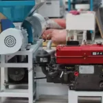 Machine de fabrication de gruau de maïs