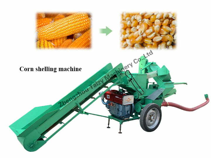 Corn shelling machine