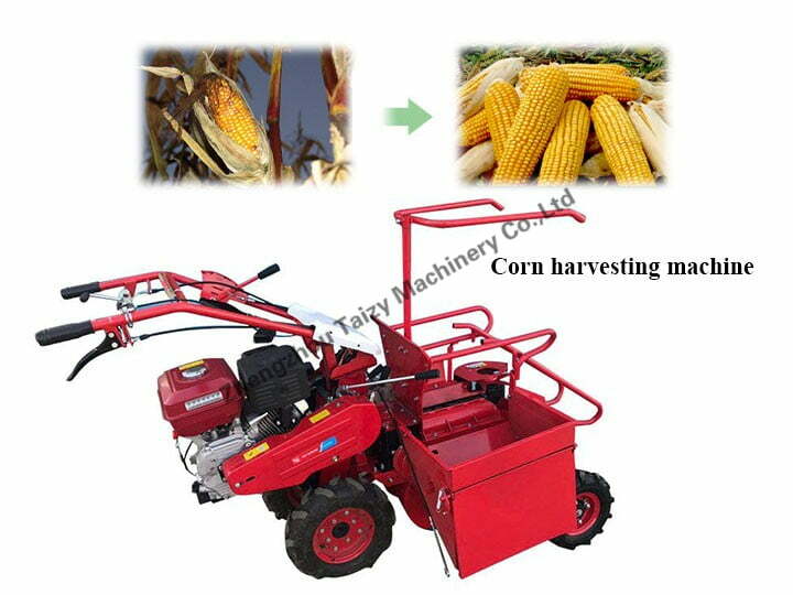 machine de récolte de maïs