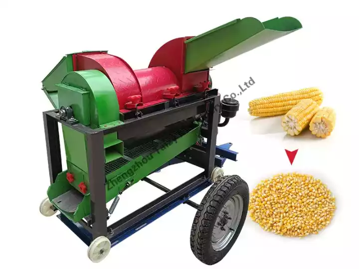 maquina peladora y trilladora de maiz